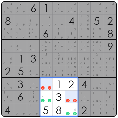 swordfish pattern sudoku